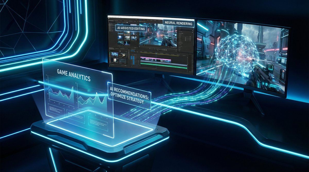 高清3D动漫 AI游戏视频技术